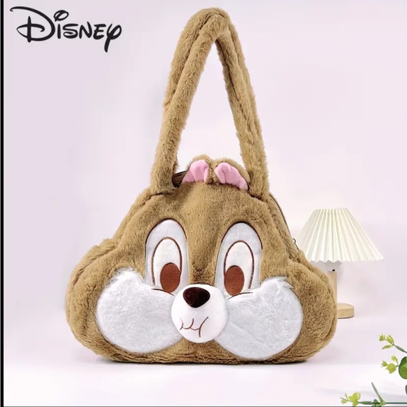Disney Brown and White Chipmunk Shoulder Bag - Picture 1 of 8